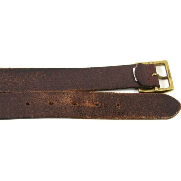 Eddie Bauer SADDLE BROWN GENUINE LEATHER 1.25"Wd CASUAL MEN'S BELT Sz 36/90 (F88 - Picture 11 of 11